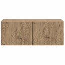Væghængt TV-skab 98 x 31 cm Artisan-eg Konstrueret træ