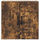 Vægmonteret skab Røget eg 59 x 31 x 60 cm Konstrueret træ