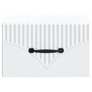 Væghængt Natbord 2 pcs Hvid 34,5 x 33 x 20 cm Konstrueret træ