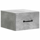 Væghængt Natbord med skuffe 2 pcs Betongrå 34,5 x 33 x 20 cm