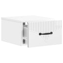 Væghængt Natbord 2 pcs Hvid højglans 34,5 x 33 x 20 cm