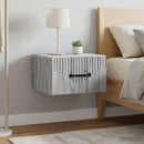 Væghængt Natbord 2 pcs Grå sonoma-eg 34,5 x 33 x 20 cm