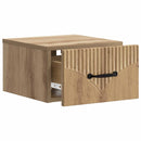 Væghængt Natbord med skuffe 2 pcs Artisan-eg 34,5 x 33 x 20 cm