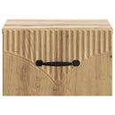 Væghængt Natbord med skuffe 2 pcs Artisan-eg 34,5 x 33 x 20 cm