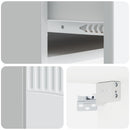 Væghængt Natbord 2 pcs Hvid 49 x 34,5 x 20 cm Konstrueret træ