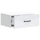 Væghængt Natbord 2 pcs Hvid 49 x 34,5 x 20 cm Konstrueret træ