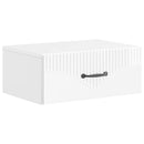 Væghængt Natbord 2 pcs Hvid højglans 49 x 34,5 x 20 cm