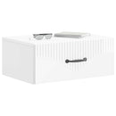 Væghængt Natbord 2 pcs Hvid højglans 49 x 34,5 x 20 cm