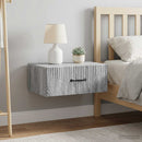 Væghængt Natbord 2 pcs Grå sonoma-eg 49 x 34,5 x 20 cm