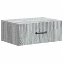 Væghængt Natbord 2 pcs Grå sonoma-eg 49 x 34,5 x 20 cm