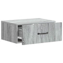 Væghængt Natbord 2 pcs Grå sonoma-eg 49 x 34,5 x 20 cm