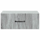 Væghængt Natbord 2 pcs Grå sonoma-eg 49 x 34,5 x 20 cm