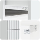 Væghængt Natbord 2 pcs Hvid 34,5 x 33 x 40 cm Konstrueret træ