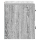 Væghængt Natbord 2 pcs Grå sonoma-eg 34,5 x 33 x 40 cm
