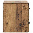 Væghængt Natbord med skuffe 2 pcs Gammelt træ 34,5 x 33 x 40 cm