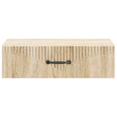 Væghængt Sideskab Sonoma-eg 59 x 34,5 x 17 cm Konstrueret træ