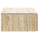 Væghængt Sideskab Sonoma-eg 59 x 34,5 x 17 cm Konstrueret træ