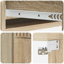 Væghængt Sideskab Sonoma-eg 87,5 x 34,5 x 17 cm Konstrueret træ