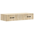 Væghængt Sideskab Sonoma-eg 87,5 x 34,5 x 17 cm Konstrueret træ