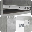 Væghængt Sideskab Betongrå 87,5 x 34,5 x 17 cm Konstrueret træ
