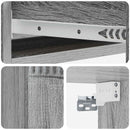 Væghængt Sideskab Grå sonoma-eg 87,5 x 34,5 x 17 cm