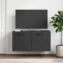 Væghængt TV-skab Sort 59,5 x 41 x 30 cm Konstrueret træ