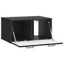 Væghængt TV-skab Sort 59,5 x 41 x 30 cm Konstrueret træ