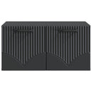 Væghængt TV-skab Sort 59,5 x 41 x 30 cm Konstrueret træ