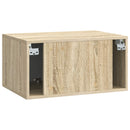 Væghængt TV-skab Sonoma-eg 59,5 x 41 x 30 cm Konstrueret træ