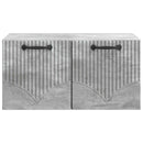 Væghængt TV-skab Betongrå 59,5 x 41 x 30 cm Konstrueret træ