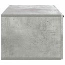 Væghængt TV-skab Betongrå 59,5 x 41 x 30 cm Konstrueret træ