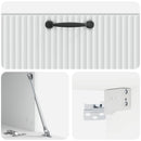 Væghængt TV-skab Hvid 78,5 x 41 x 30 cm Konstrueret træ