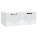 Væghængt TV-skab Hvid 78,5 x 41 x 30 cm Konstrueret træ