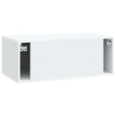 Væghængt TV-skab Hvid 78,5 x 41 x 30 cm Konstrueret træ