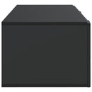Væghængt TV-skab Sort 78,5 x 41 x 30 cm Konstrueret træ