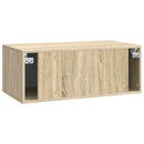 Væghængt TV-skab Sonoma-eg 78,5 x 41 x 30 cm Konstrueret træ