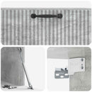 Væghængt TV-skab Betongrå 78,5 x 41 x 30 cm Konstrueret træ