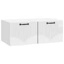 Væghængt TV-skab Vægmonteret Hvid højglans 78,5 x 41 x 30 cm