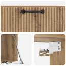 Væghængt TV-skab Artisan-eg 78,5 x 41 x 30 cm Konstrueret træ