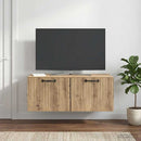 Væghængt TV-skab 78,5 x 41 x 30 cm Artisan-eg Konstrueret træ