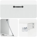 Væghængt TV-skab Hvid 98 x 41 x 30 cm Konstrueret træ