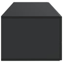 Væghængt TV-skab Sort 98 x 41 x 30 cm Konstrueret træ