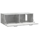 Væghængt TV-skab Betongrå 98 x 41 x 30 cm Konstrueret træ
