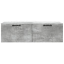 Væghængt TV-skab Betongrå 98 x 41 x 30 cm Konstrueret træ