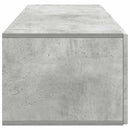 Væghængt TV-skab Betongrå 98 x 41 x 30 cm Konstrueret træ