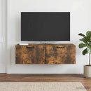 Væghængt TV-skab Røget eg 98 x 41 x 30 cm Konstrueret træ