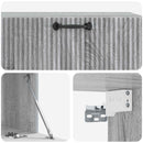 Væghængt TV-skab Grå sonoma-eg 98 x 41 x 30 cm Konstrueret træ
