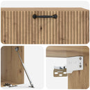 Væghængt TV-skab Artisan-eg 98 x 41 x 30 cm Konstrueret træ