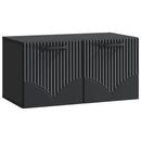Væghængt TV-skab Sort 59,5 x 31 x 30 cm Konstrueret træ