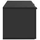 Væghængt TV-skab Sort 59,5 x 31 x 30 cm Konstrueret træ